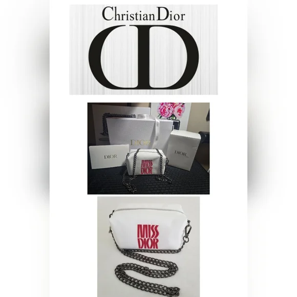 Dior White and Red Women's Bag - Picture 1 of 16